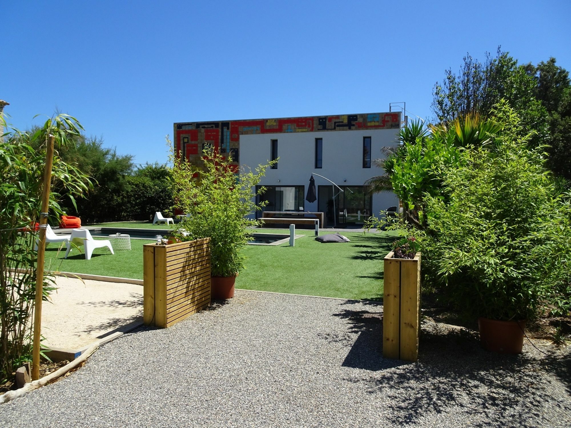 Le Cube Hotel Design A Hyeres Plage Avec Piscine Et Cuisine エクステリア 写真